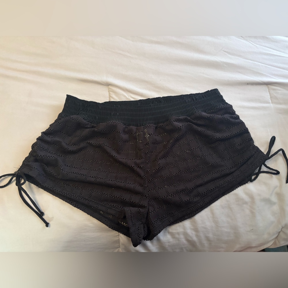 No Boundaries Black Lace Shorts